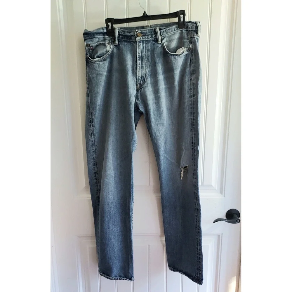Polo Ralph Lauren Jeans Men's 34x32 Vintage 67 Straight Blue Medium Washed Denim